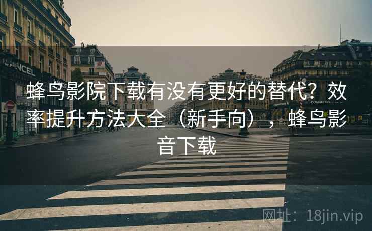 蜂鸟影院下载有没有更好的替代？效率提升方法大全（新手向），蜂鸟影音下载