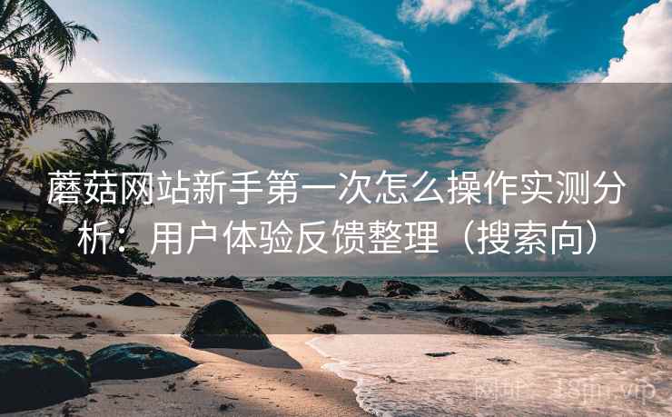 蘑菇网站新手第一次怎么操作实测分析:用户体验反馈整理(搜索向) 蘑菇网站新手第一次怎么操作实测分析:用户体验反馈整理(搜索向)